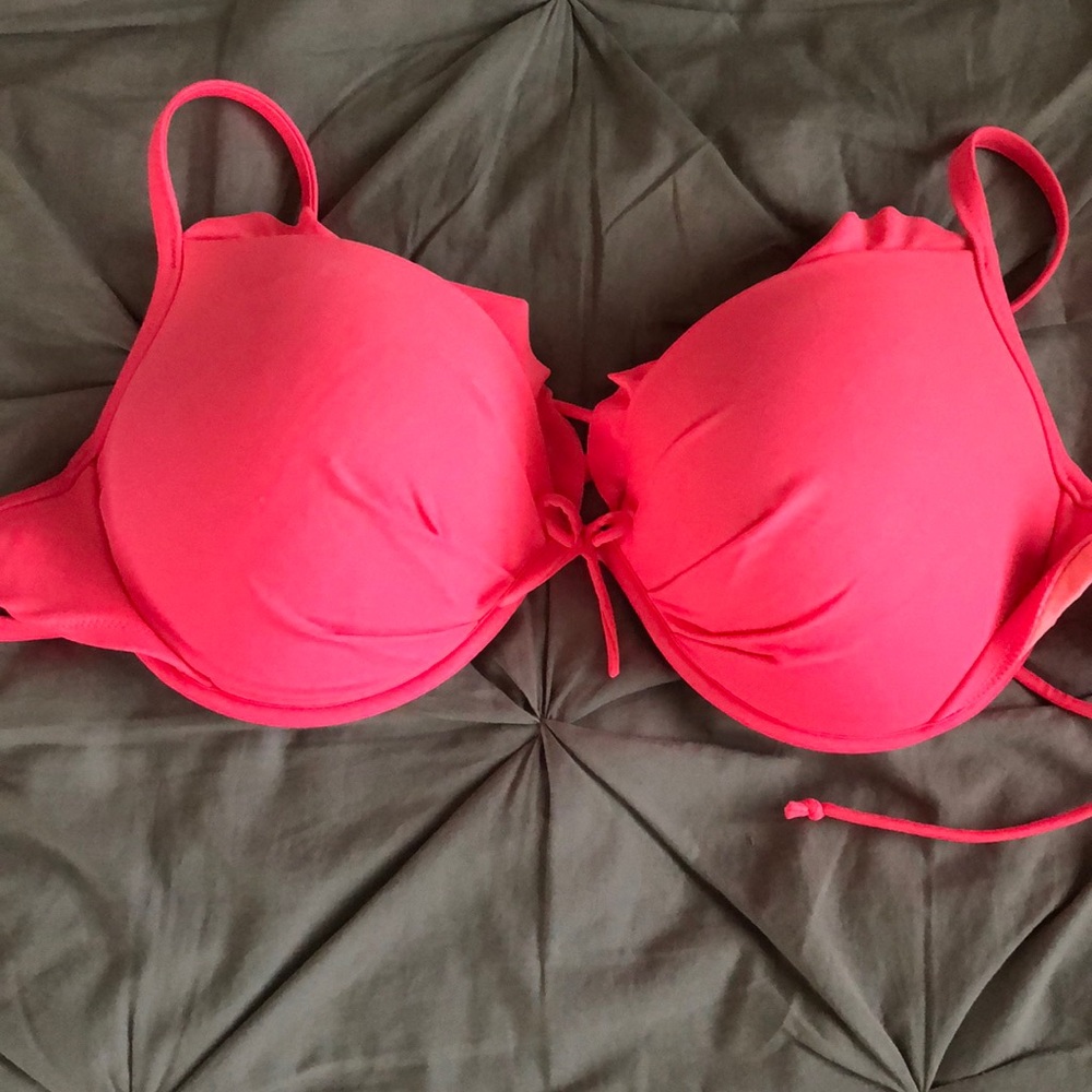 Peachy pink color Victoria’s Secret bikini top